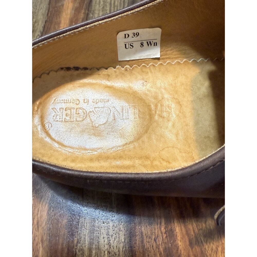 Haflinger Fisherman Womens Size 39-8 Brown Leather Clog Shoes - Picture 12 of 16